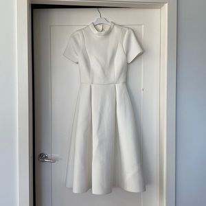 White ASOS Open Back Dress